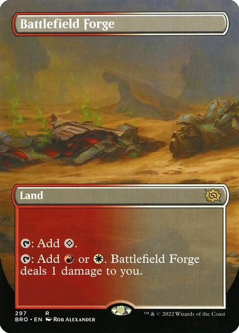 Battlefield Forge, card 297 from The Brothers' War