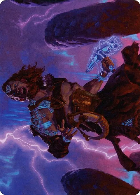 Toralf, God of Fury // Toralf, God of Fury, card 39 from Kaldheim Art Series
