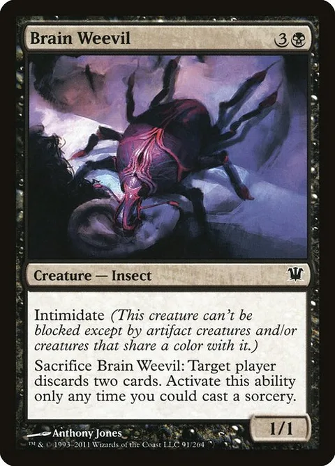 Brain Weevil, carte 91 de Innistrad