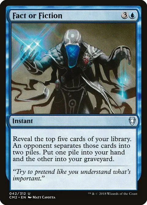 Fact or Fiction, card 42 from Commander Anthology Volume II
