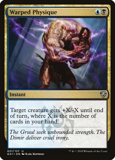 Warped Physique, card 21 from GRN Guild Kit