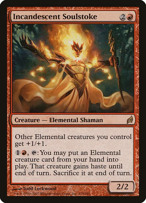 Incandescent Soulstoke, carte 178 de Lorwyn