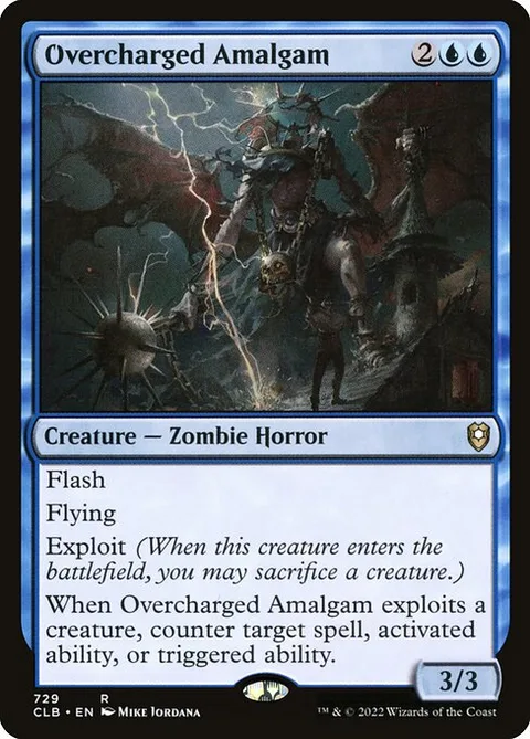 Overcharged Amalgam, carte 729 de Commander Legends: Battle for Baldur's Gate