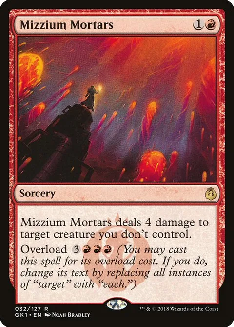 Mizzium Mortars, carte 32 de GRN Guild Kit