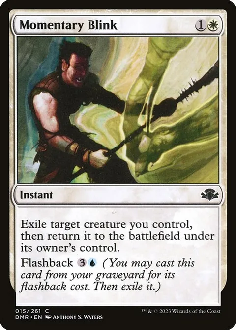 Momentary Blink, carte 15 de Dominaria Remastered