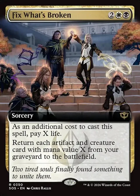 Fix What's Broken, card 350 from Secrets of Strixhaven