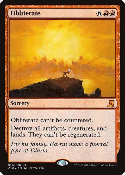 Obliterate, card 11 from From the Vault: Lore