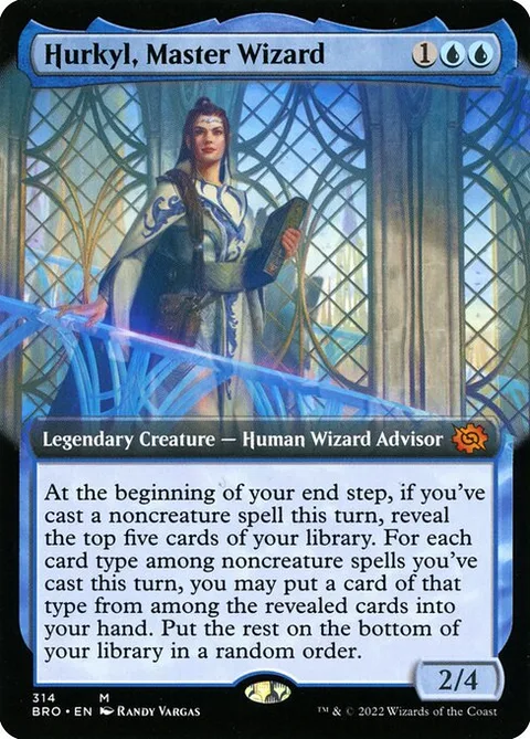 Hurkyl, Master Wizard, card 314 from The Brothers' War