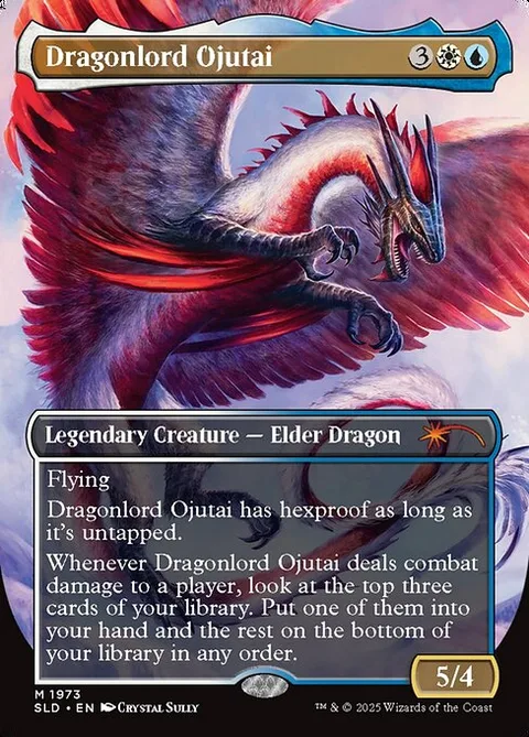 Dragonlord Ojutai // Dragonlord Ojutai, card 1973 from Secret Lair Drop
