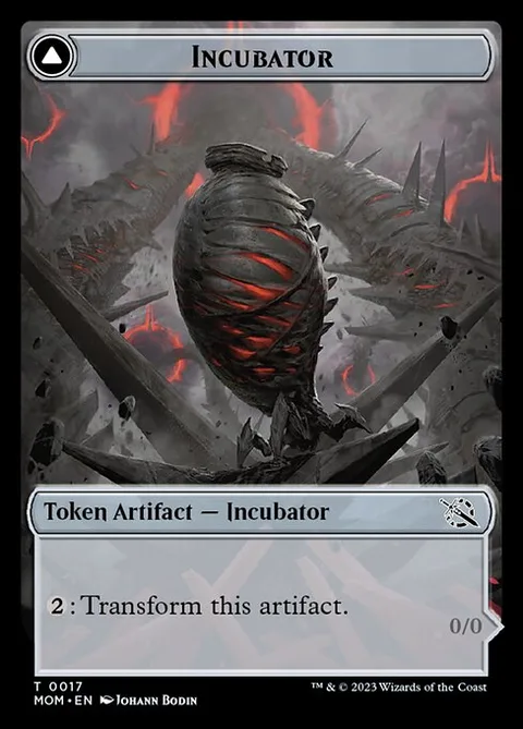 Incubator // Phyrexian, card 17 from March of the Machine Tokens