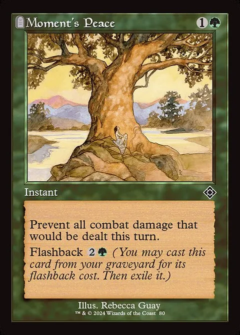 Moment's Peace, card TD0-A80 from The List