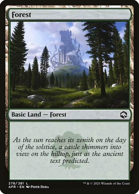 Forest, card 278 from Adventures in the Forgotten Realms