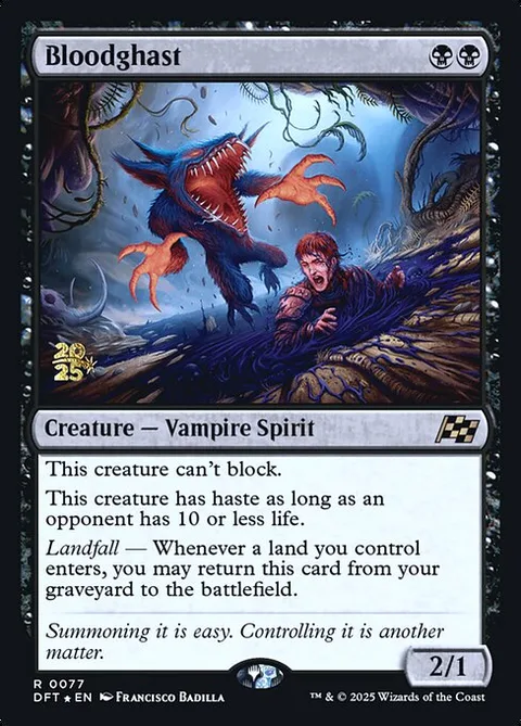 Bloodghast, card 77s from Aetherdrift Promos