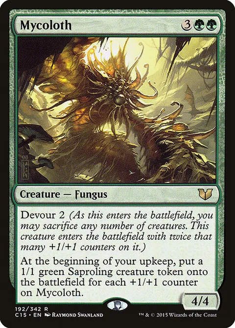Mycoloth, card 192 from Commander 2015