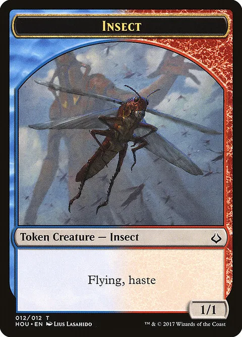 Insect, carte 12 de Hour of Devastation Tokens