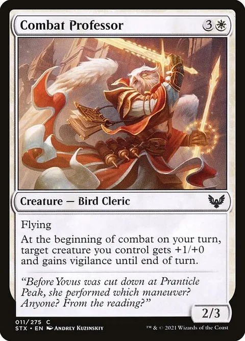 Combat Professor, carte 11 de Strixhaven: School of Mages