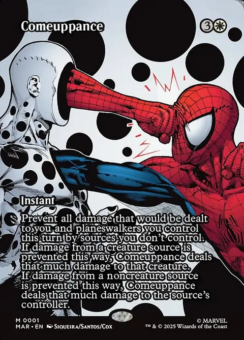 Comeuppance, carte 1 de Marvel Universe