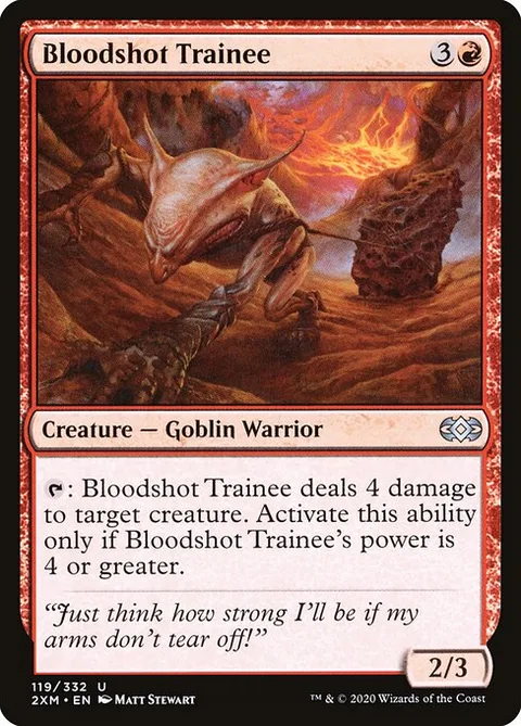 Bloodshot Trainee, carte 119 de Double Masters