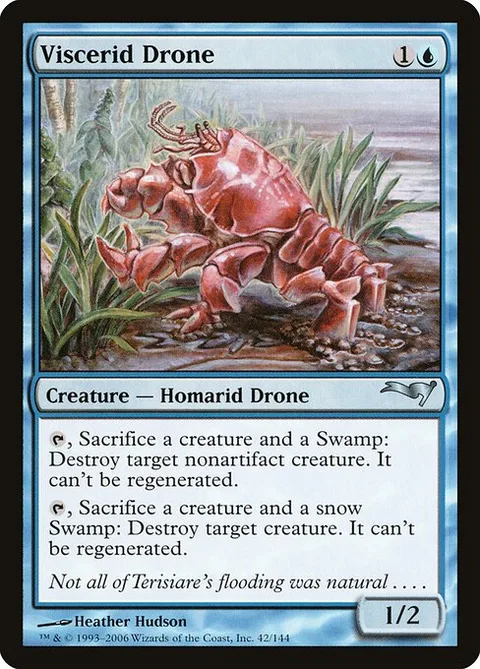 Viscerid Drone, card 42 from Coldsnap Theme Decks