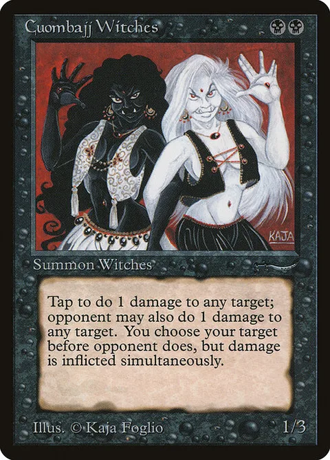 Cuombajj Witches, card 23 from Arabian Nights