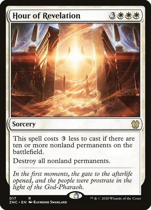 Hour of Revelation, card 17 from Zendikar Rising Commander