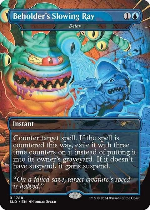 Delay, card 1788 from Secret Lair Drop