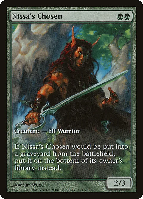 Nissa's Chosen, carte 34 de DCI Promos