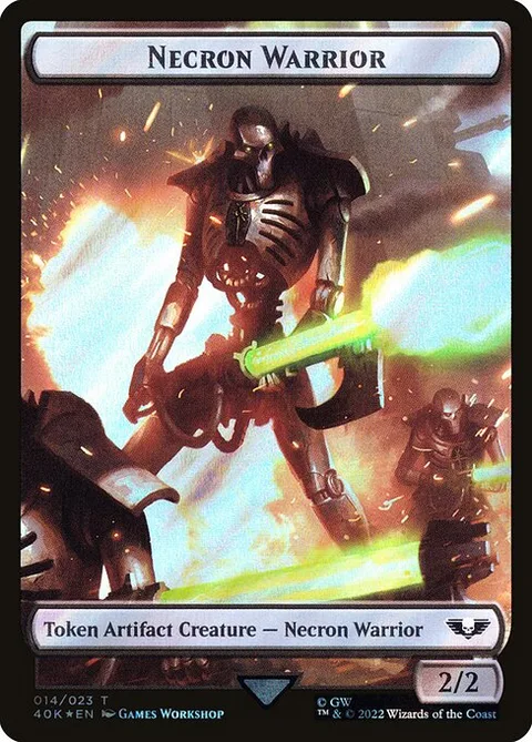 Necron Warrior, card 14★ from Warhammer 40,000 Tokens
