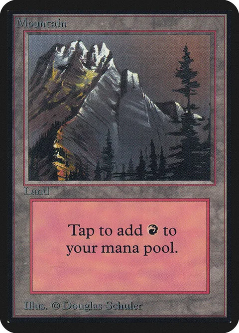 Mountain, carte 292 de Limited Edition Alpha