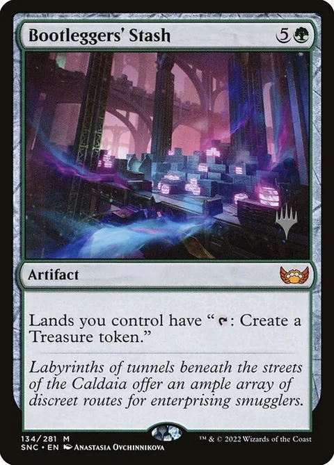 Bootleggers' Stash, carte 134p de Streets of New Capenna Promos