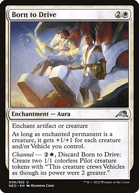 Born to Drive, card 6 from Kamigawa: Neon Dynasty