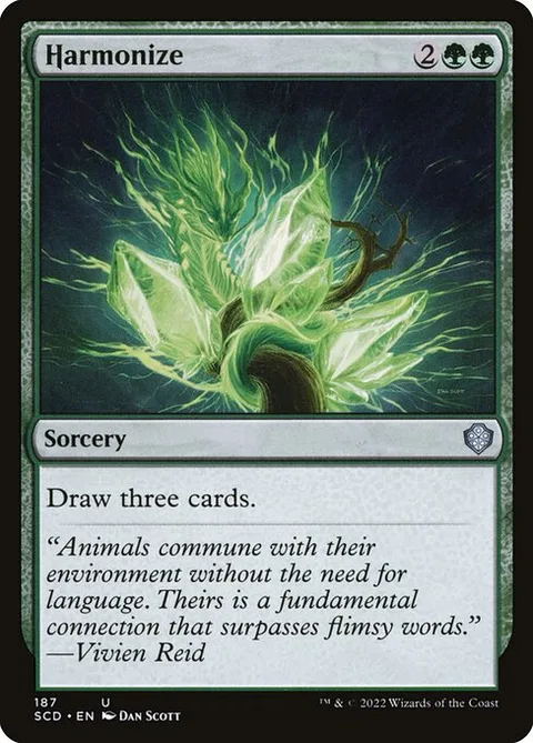 Harmonize, card 187 from Starter Commander Decks