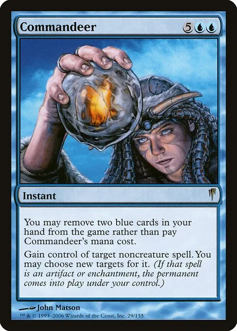 Commandeer, card 29 from Coldsnap