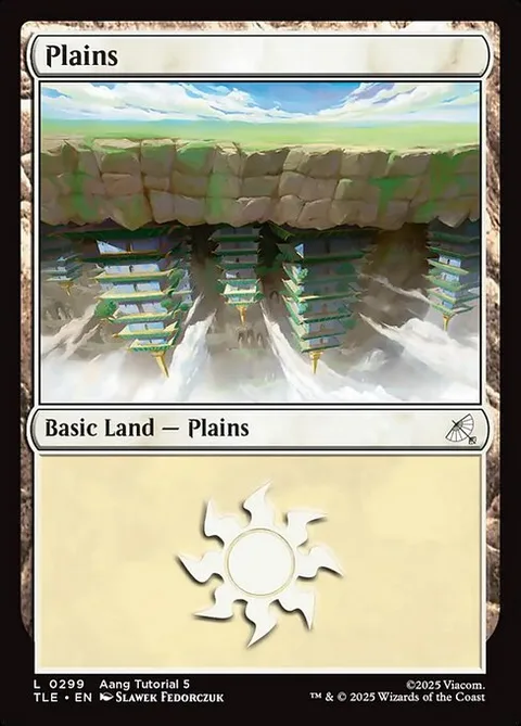 Plains, card 299 from Avatar: The Last Airbender Eternal