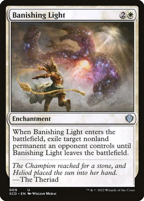 Banishing Light, card 9 from Starter Commander Decks