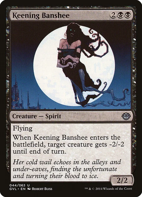 Keening Banshee, carte 44 de Duel Decks Anthology: Garruk vs. Liliana