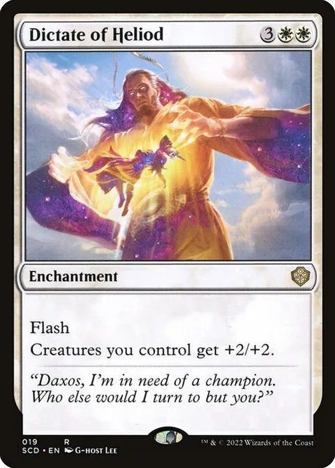 Dictate of Heliod, card 19 from Starter Commander Decks
