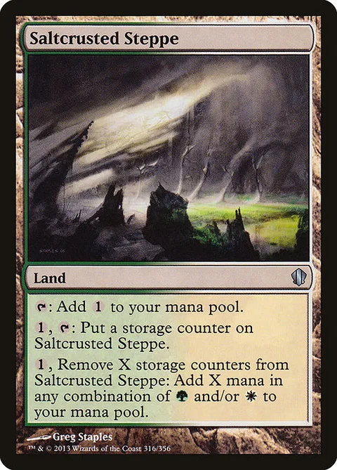 Saltcrusted Steppe, carte 316 de Commander 2013