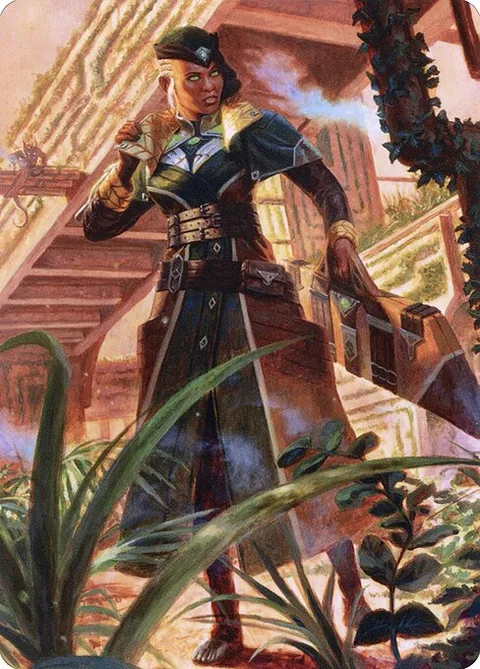 Vivien on the Hunt // Vivien on the Hunt, card 22 from New Capenna Art Series