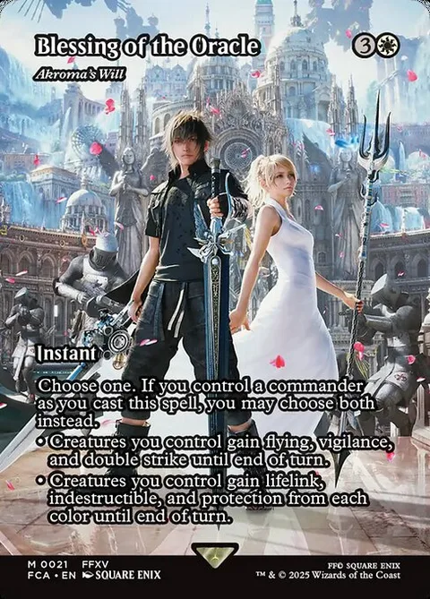 Akroma's Will, card 21 from Final Fantasy: Through the Ages
