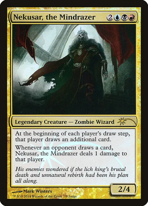 Nekusar, the Mindrazer, carte 7 de Judge Gift Cards 2014