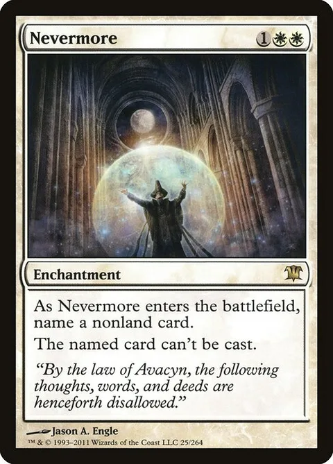 Nevermore, card 25 from Innistrad