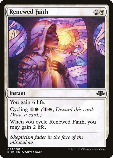Renewed Faith, carte 23 de Dominaria Remastered