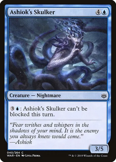 Ashiok's Skulker, carte 40 de War of the Spark