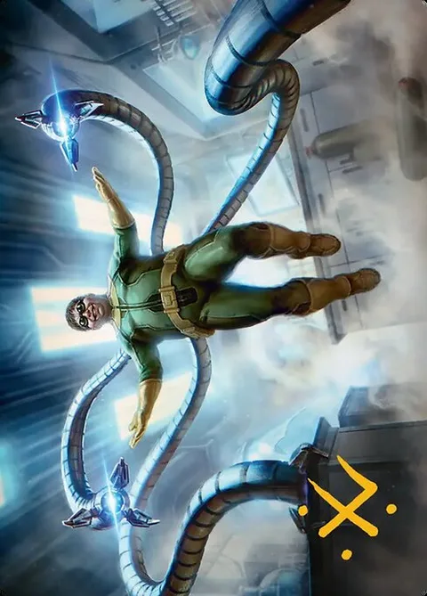 Doctor Octopus, Master Planner // Doctor Octopus, Master Planner, card 25 from Marvel's Spider-Man Art Series