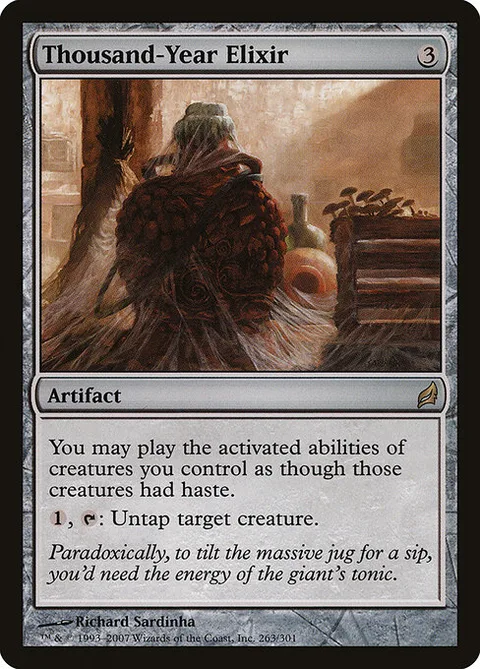 Thousand-Year Elixir, card 263 from Lorwyn