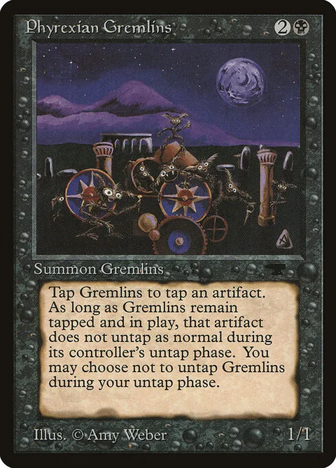 Phyrexian Gremlins, card 18 from Antiquities