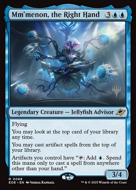 Mm'menon, the Right Hand, carte 68p de Edge of Eternities Promos
