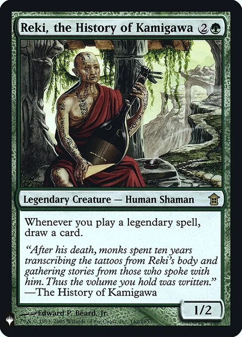 Reki, the History of Kamigawa, carte SOK-142 de The List