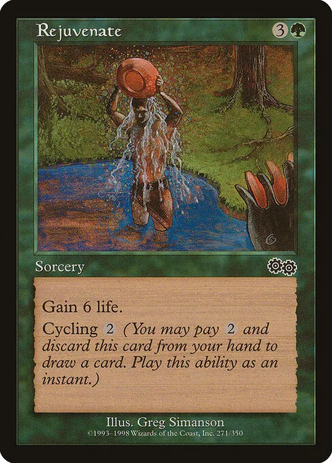 Rejuvenate, card 271 from Urza's Saga